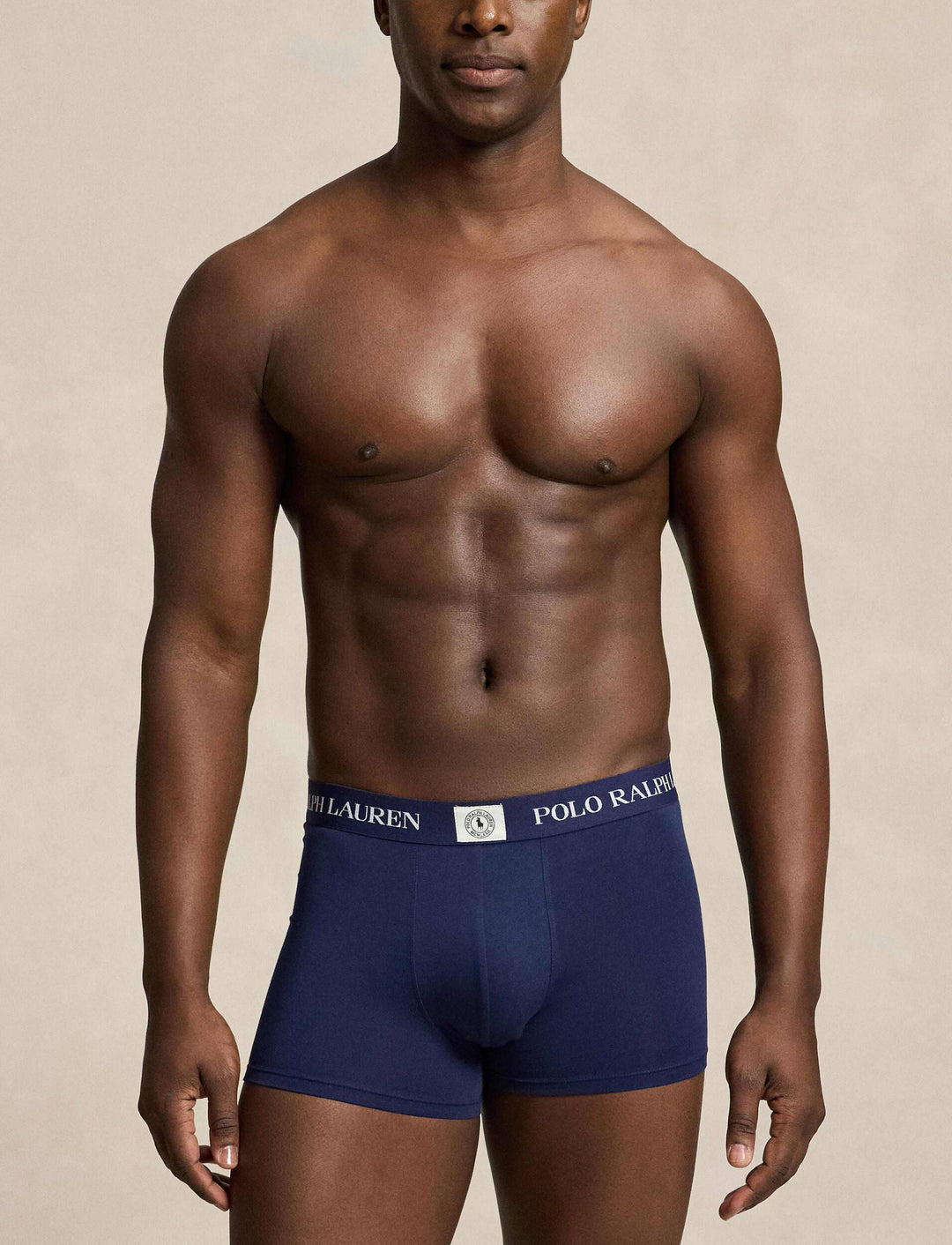 Ralph Lauren طقم 3 بوكسر من قطن مطاطي | أبيض/كحلي/Pony – عرض بديل 3