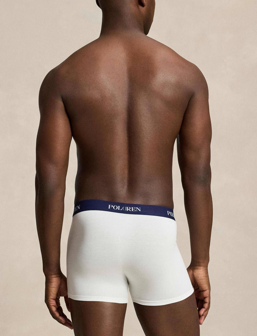 Ralph Lauren طقم 3 بوكسر من قطن مطاطي | أبيض/كحلي/Pony – عرض بديل 6
