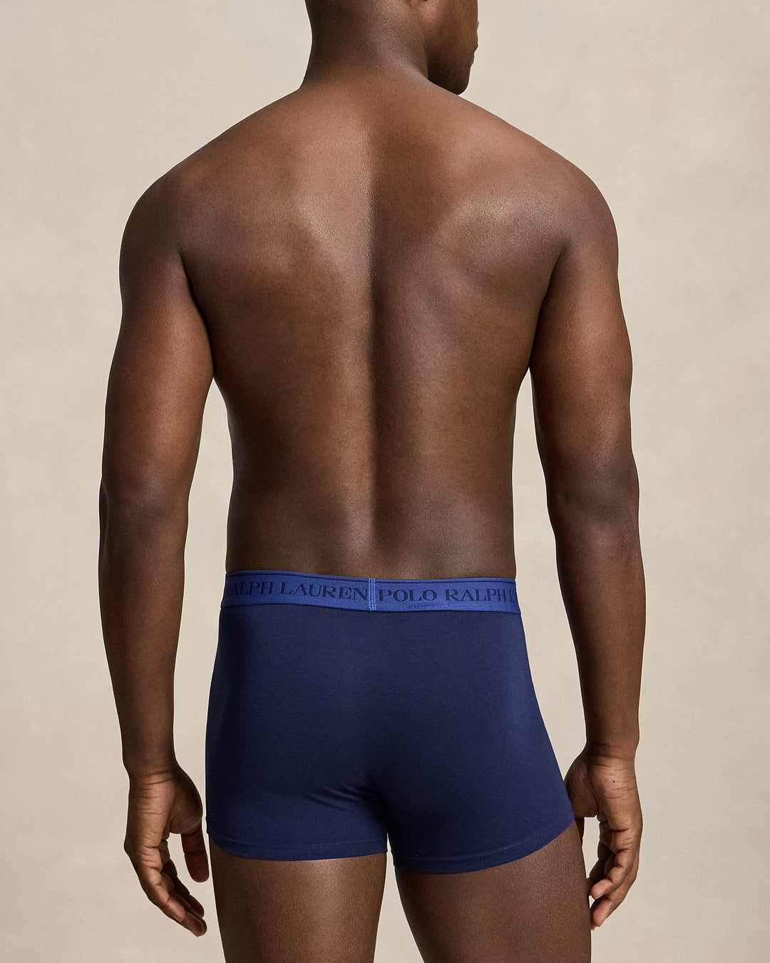 Ralph Lauren 3er-Pack klassische Trunks aus Stretch-Baumwolle | Marineblau/Rot/Gelb – alternative Ansicht 6