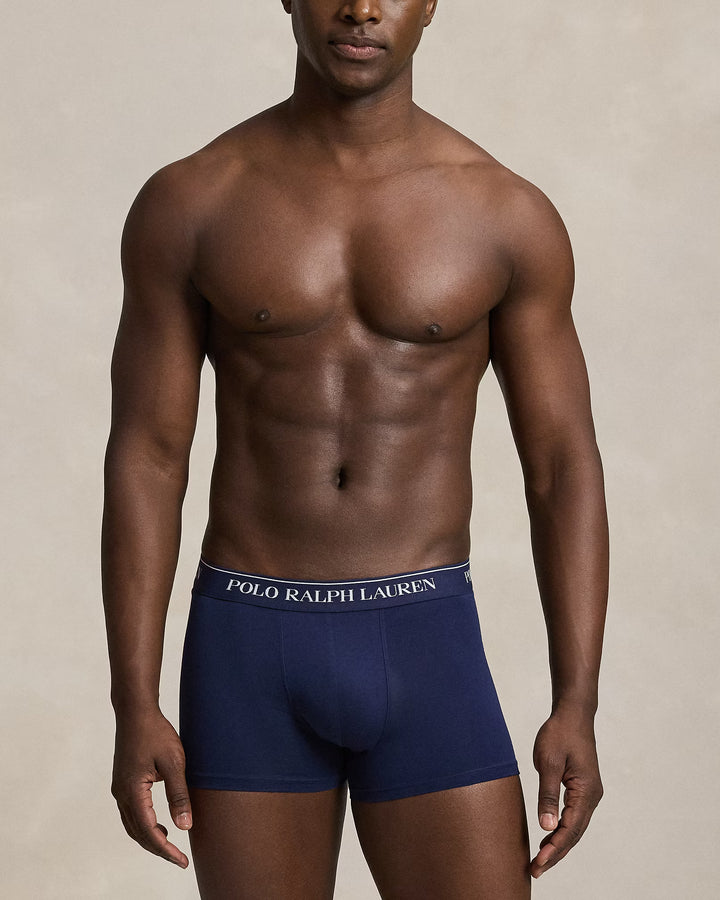 Ralph Lauren Calzoncillos bóxer clásicos de hombre pack de 3 | Azul marino/Verde/Polo Bear – imagen del producto 04