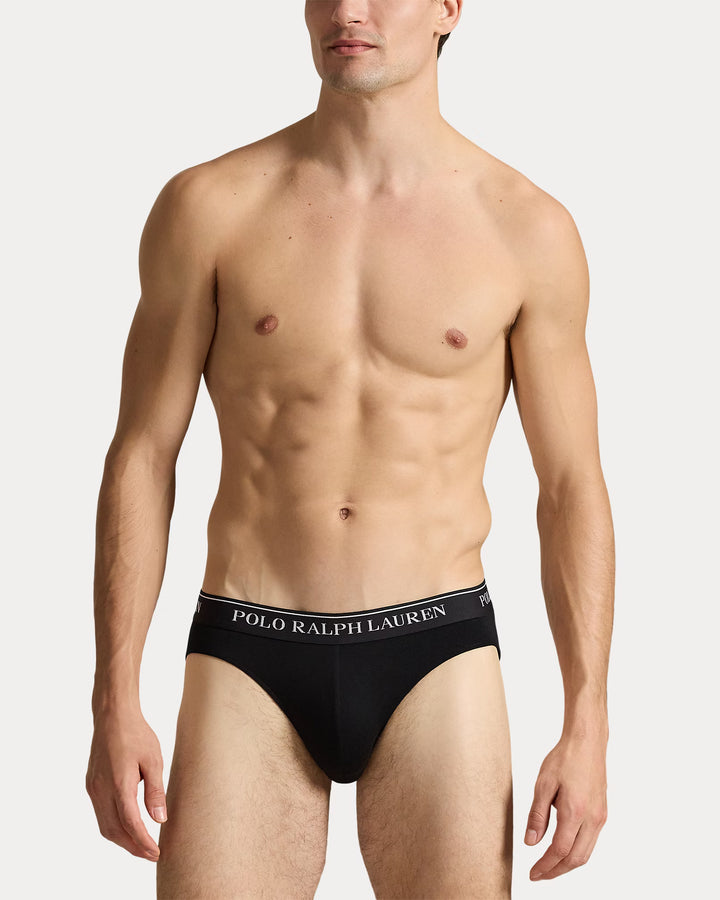 Ralph Lauren Low-Rise Brief 3-Pack | Black – alternate view 2