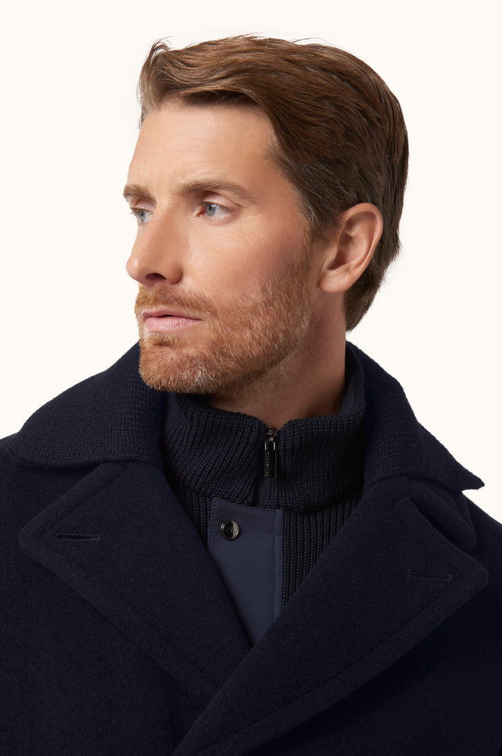 Paul &amp; Shark Peacoat True de lana y cachemira | Azul Marino – vista alternativa 4