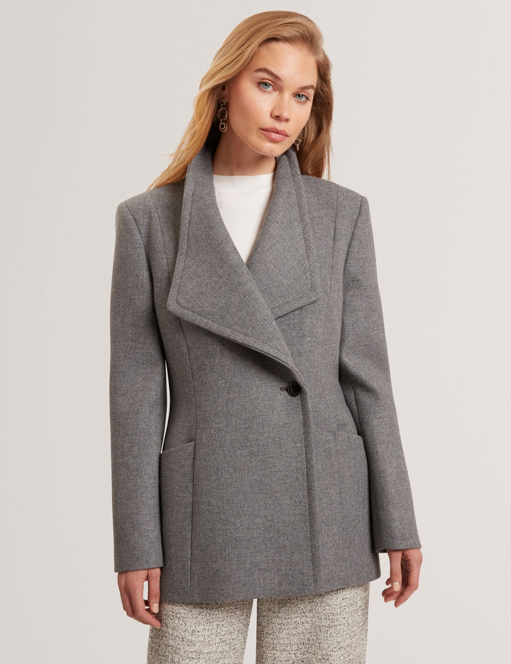 Ted Baker manteau court Evigna gris foncé – autre vue