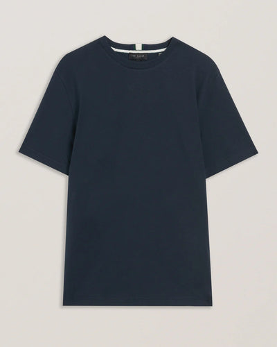 Ted Baker Wiskin Branded Regular Fit T-Shirt | Navy