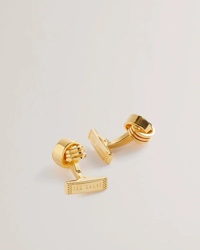 Ted Baker Knotted Cufflinks | Gold