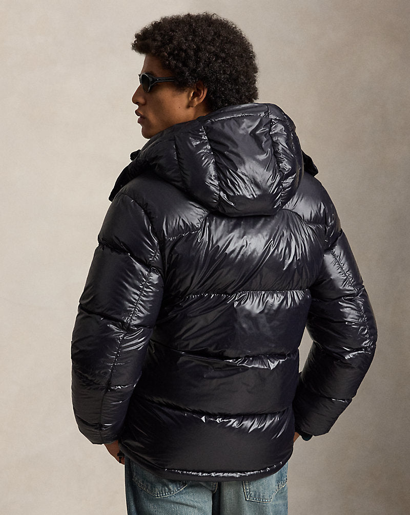 Ralph Lauren Plumífero Gorham con acabado brillante — Polo Black Glossy, vista 1