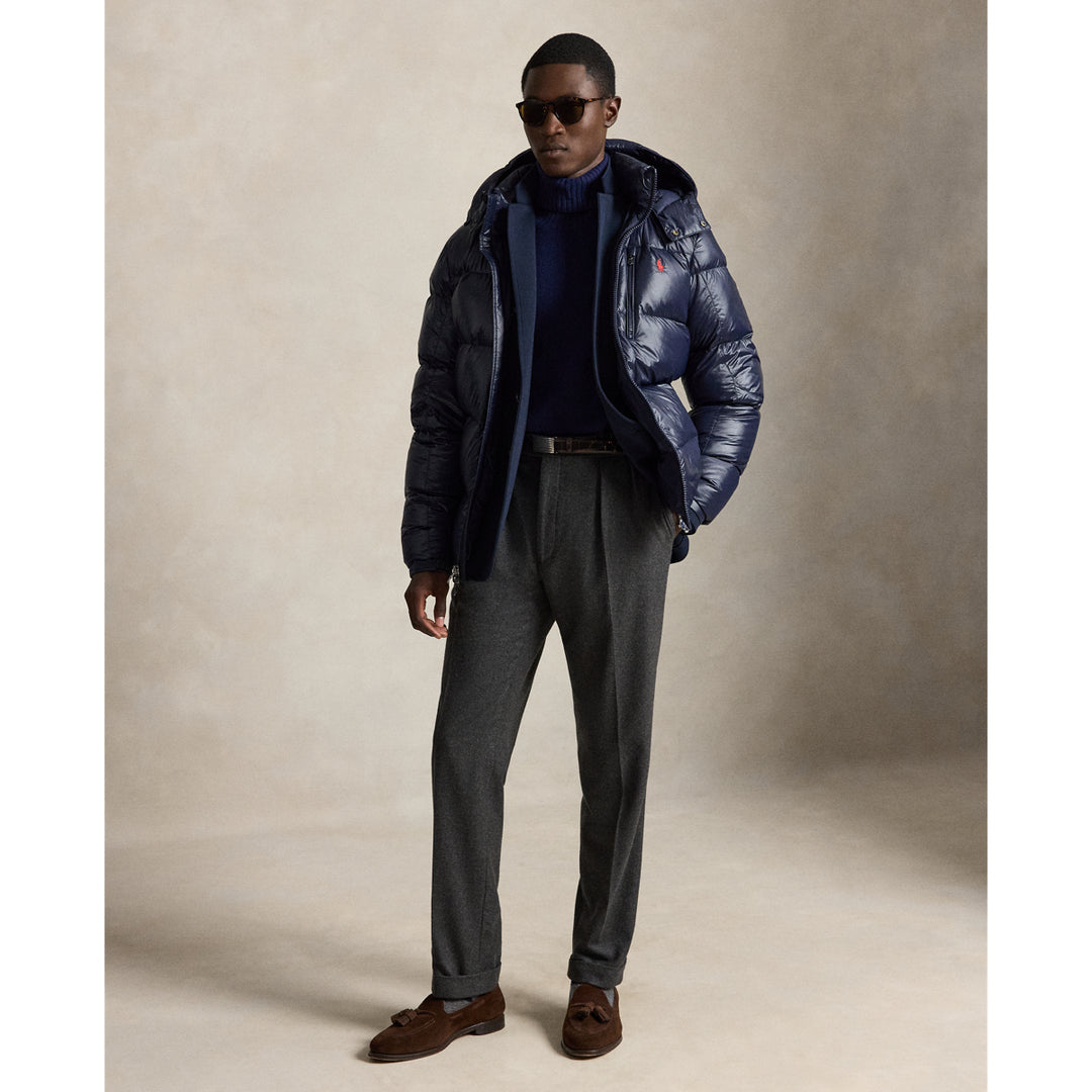 Ralph Lauren Plumífero Gorham con acabado brillante — Collection Navy Glossy, vista 2