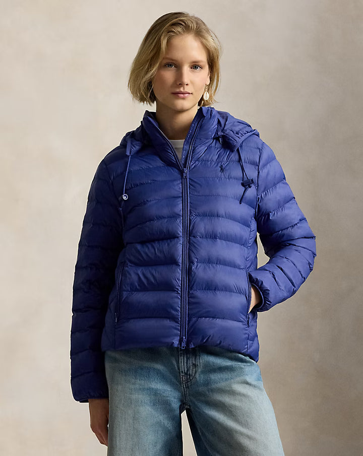 Ralph Lauren Giacca trapuntata donna idrorepellente ripiegabile | Blu Charter – immagine del prodotto 01