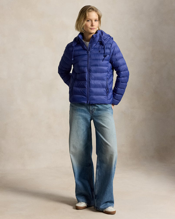Ralph Lauren Giacca trapuntata donna idrorepellente ripiegabile | Blu Charter – immagine del prodotto 04