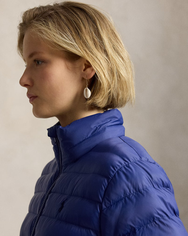 Ralph Lauren Giacca trapuntata donna idrorepellente ripiegabile | Blu Charter – immagine del prodotto 06