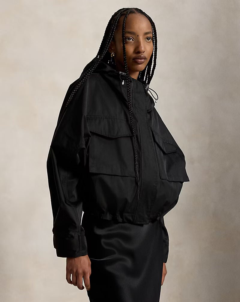 Ralph Lauren Giacca a vento corta donna | Nero – immagine del prodotto 01