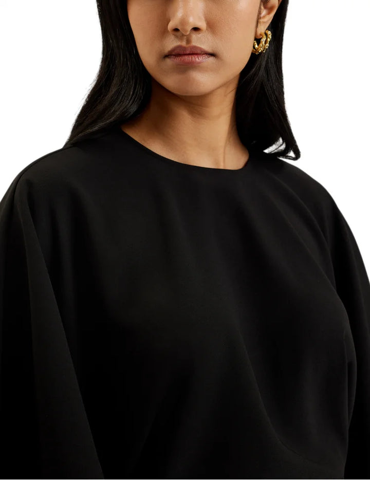 Ted Baker Cherika Bat Wing Sleeve Τοπ | Μαύρο