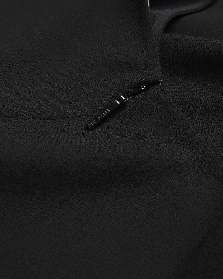 Ted Baker Cherika Bat Wing Sleeve Τοπ | Μαύρο