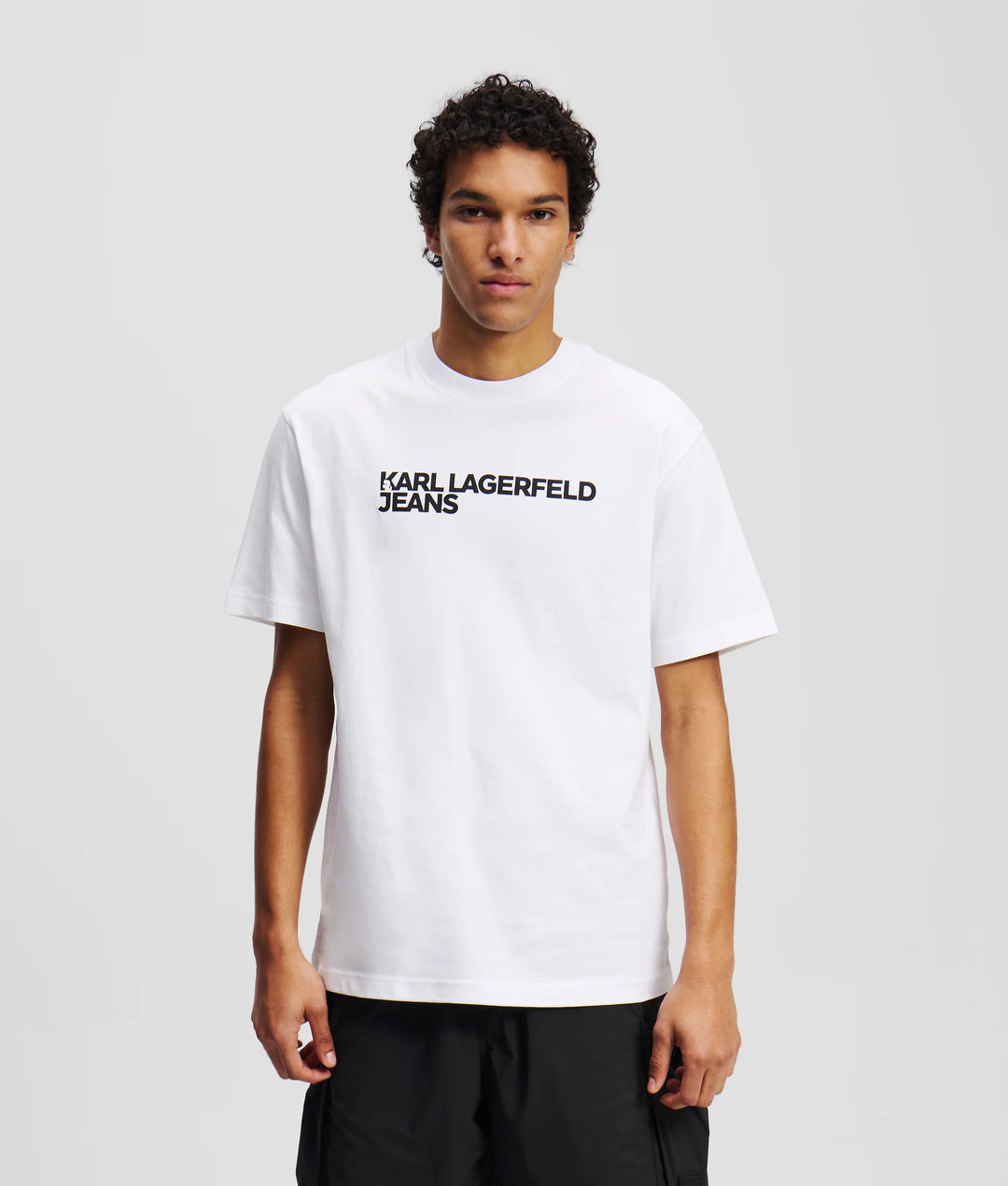 Karl Lagerfeld T-shirt Essential Regular Fit, Blanc - vue de face