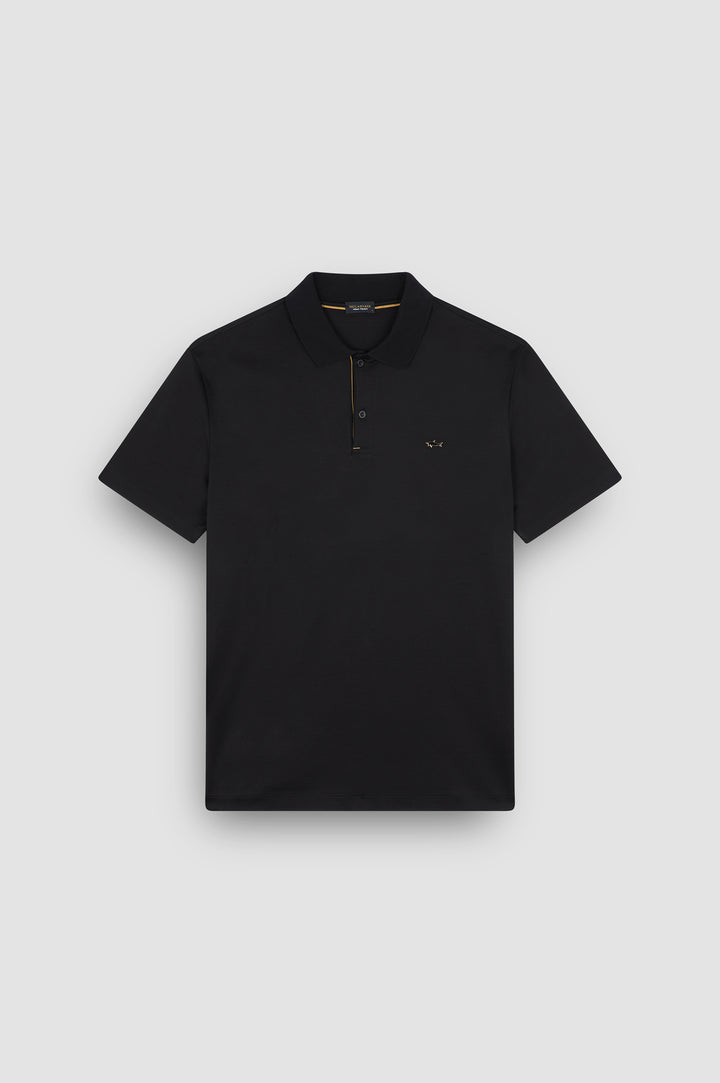 Paul &amp; Shark Polo uomo in cotone Aqua Touch | Nero – immagine del prodotto 06