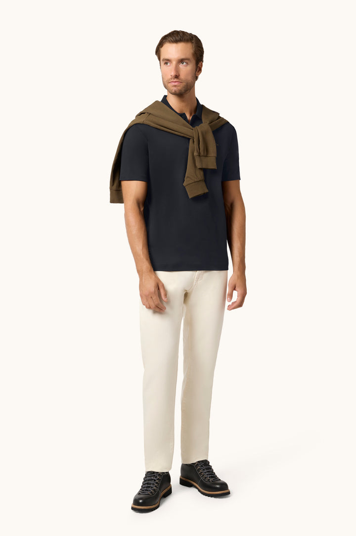 Paul &amp; Shark Polo Aqua Touch en coton | Bleu Marine – vue alternative 5