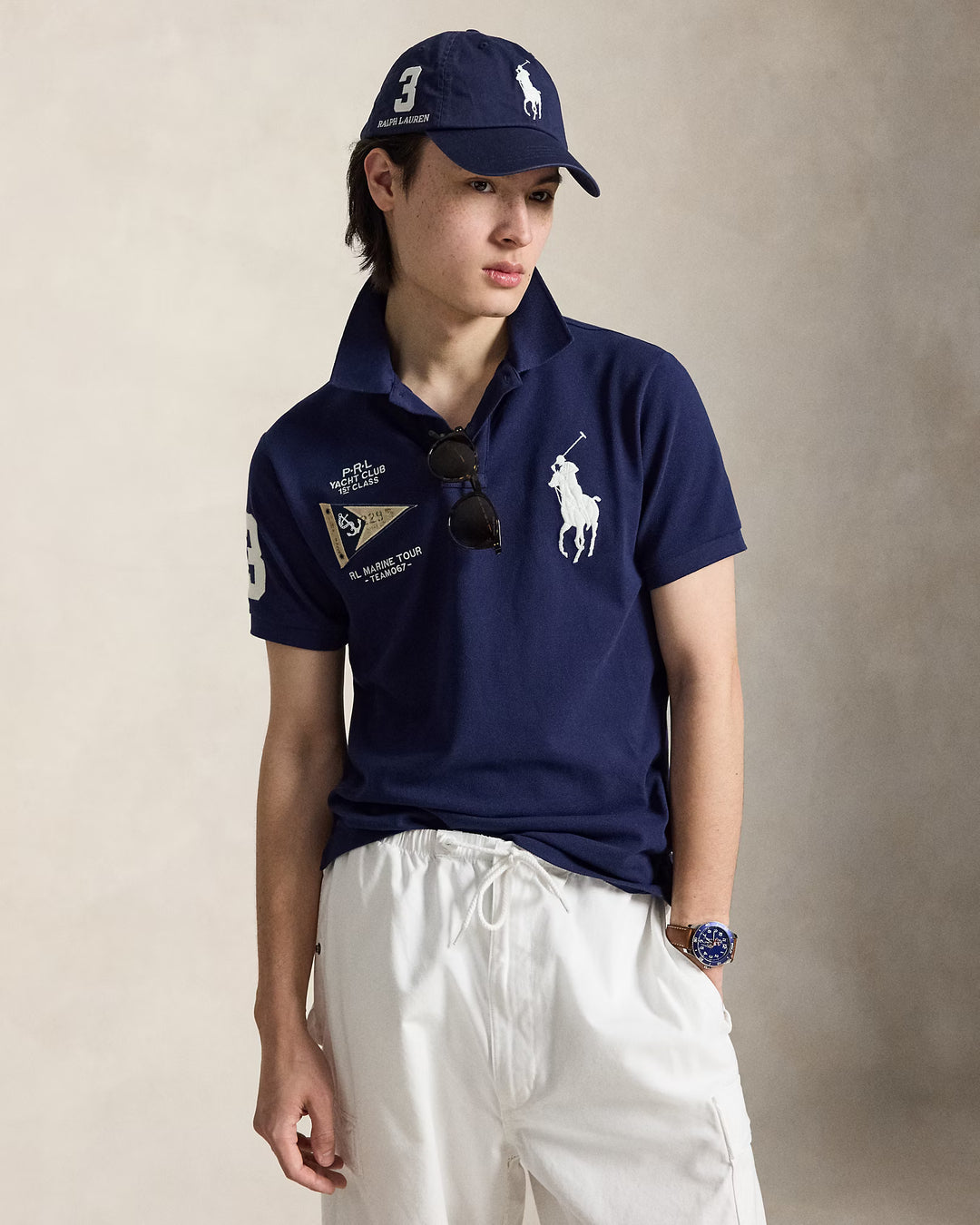 Ralph Lauren Big Pony Polo Custom Slim Fit: Navy