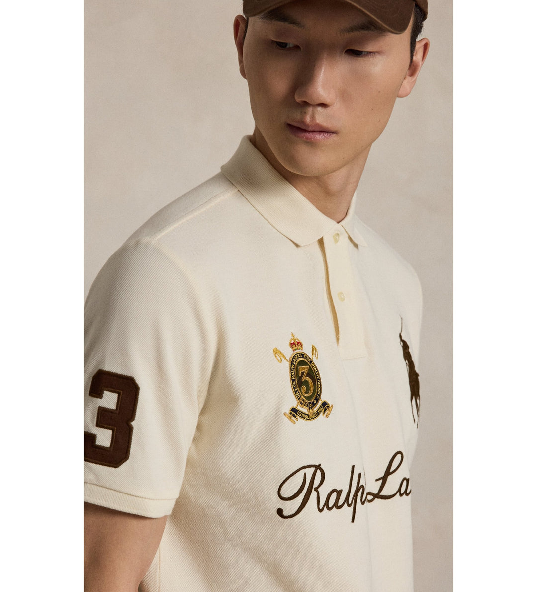 Ralph Lauren Classic Fit Βαμβακερό Polo: Guide Cream – εναλλακτική όψη