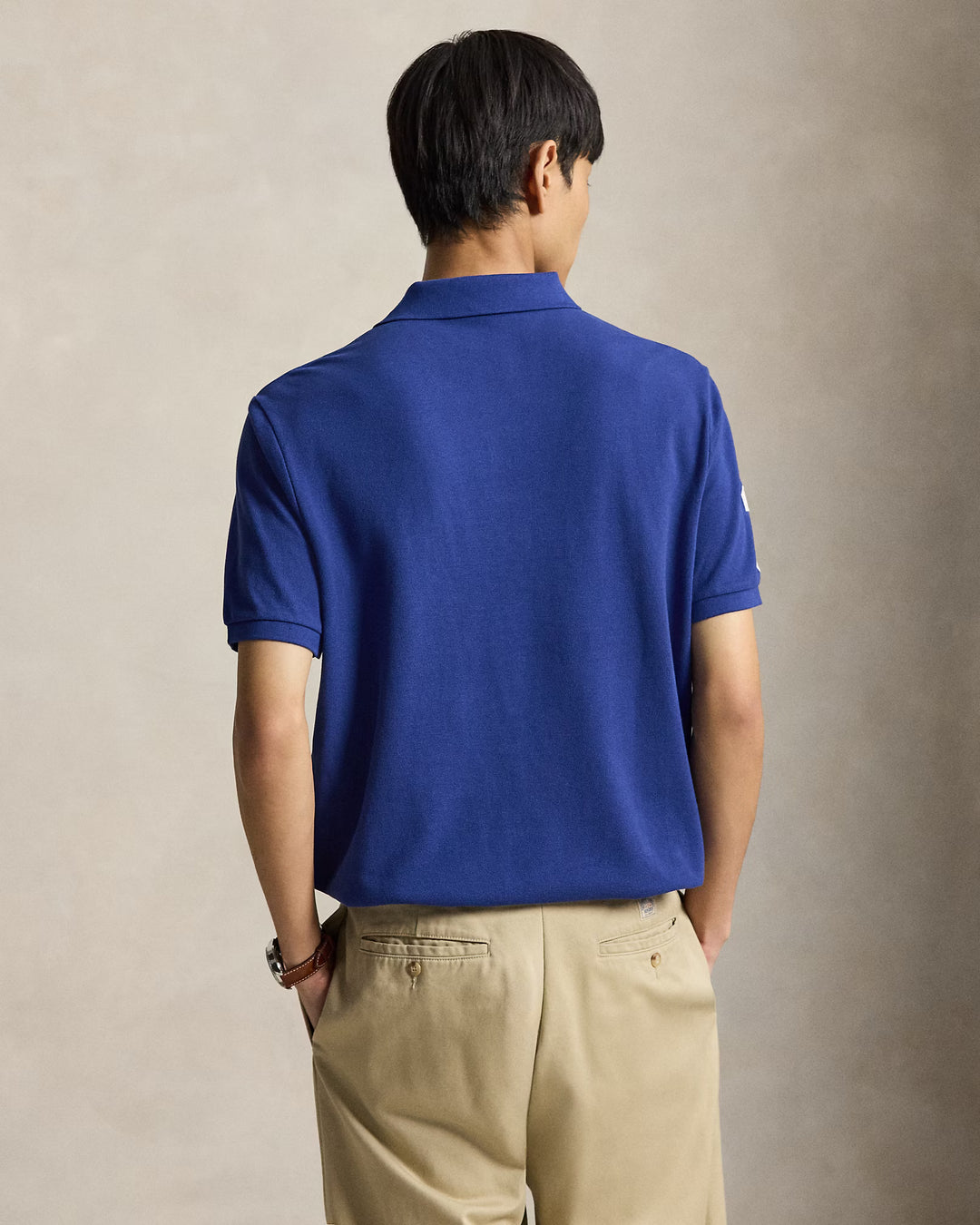 Ralph Lauren Polo Big Pony de malla de algodón – Azul Blue Yacht, vista 2