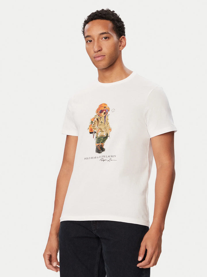 Ralph Lauren تيشيرت جيرسي Polo Bear بقصة كلاسيكية – أبيض, عرض 3