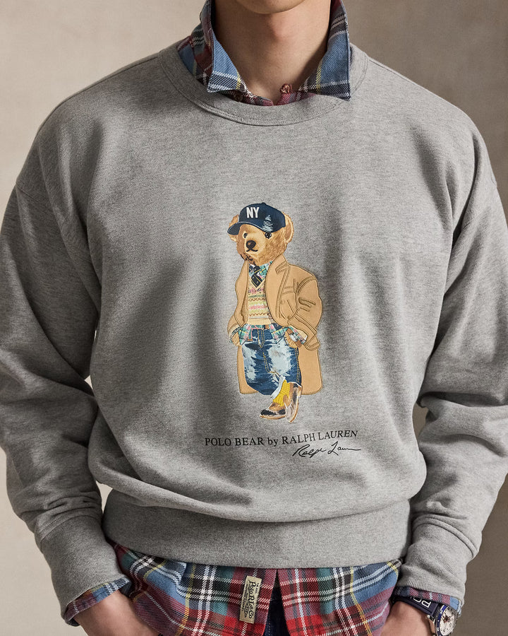 Ralph Lauren φούτερ Polo Bear Vintage Fit – Γκρι, όψη 4