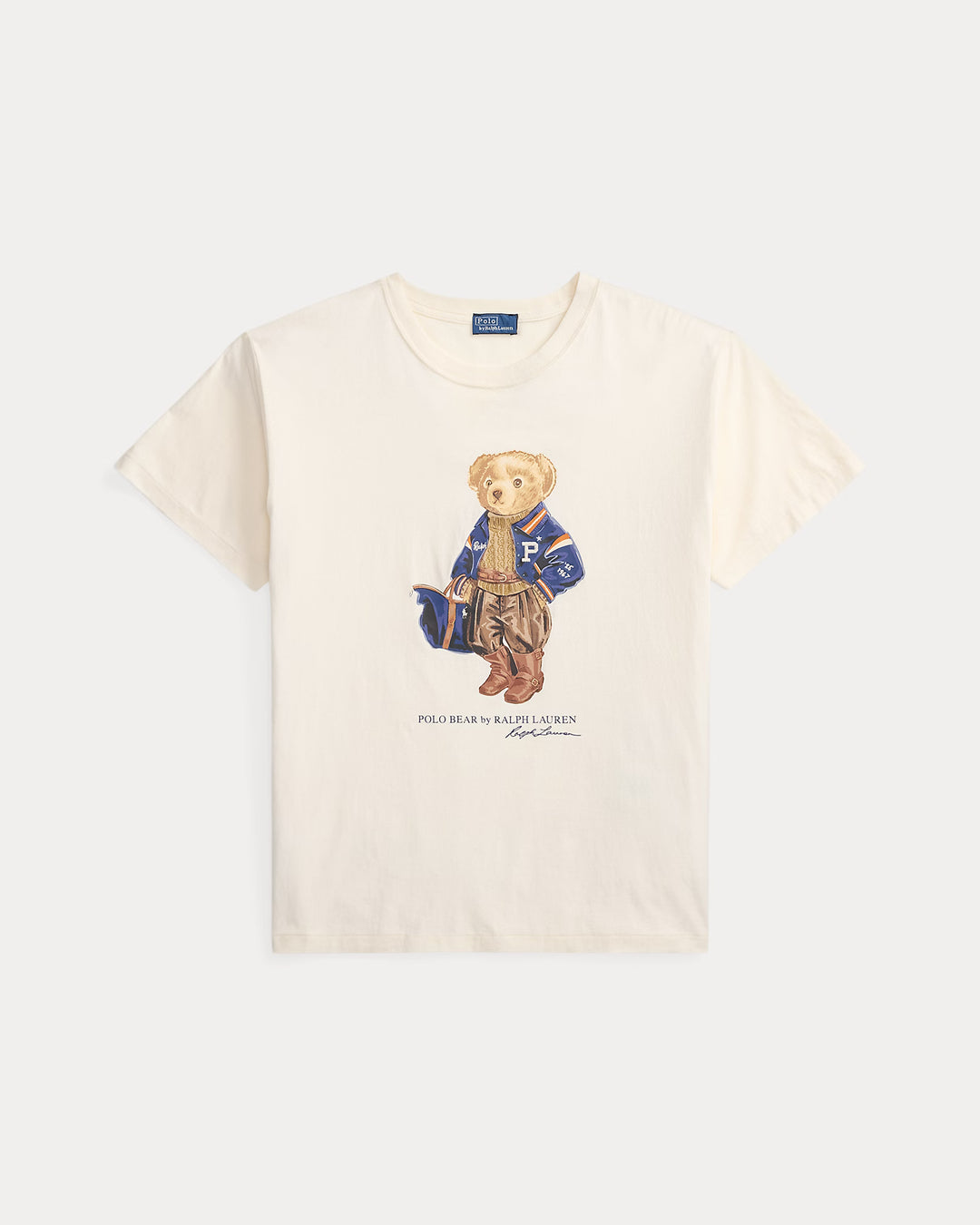 Ralph Lauren T-shirt femme Polo Bear en jersey de coton | Blanc chaud – photo du produit 05