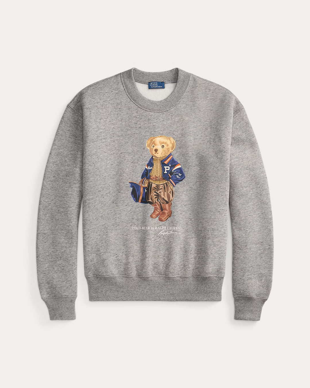 Ralph Lauren Felpa donna Polo Bear in pile | Grigio – immagine del prodotto 04