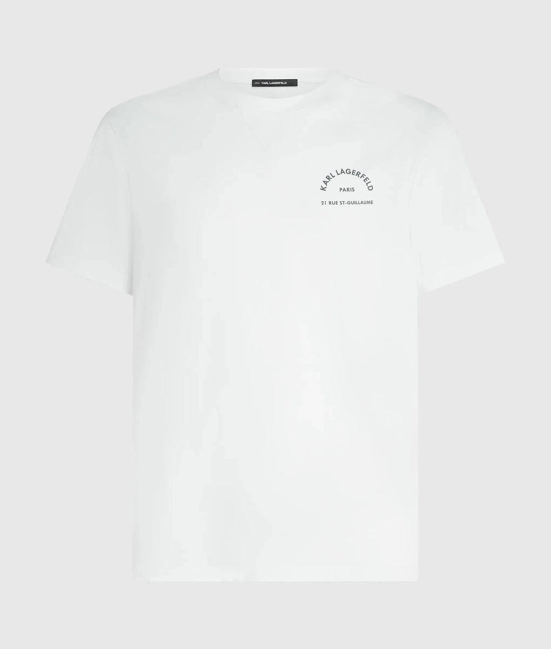 Karl Lagerfeld 男士 Rue St-Guillaume Loungewear T恤，白色 – 其他视图 3