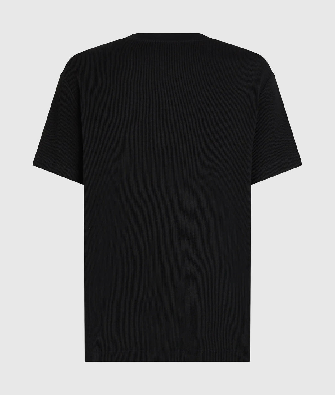 Karl Lagerfeld ανδρικό Waffle Box Logo T-shirt Κανονική Γραμμή σε Μαύρο – εναλλακτική όψη 4