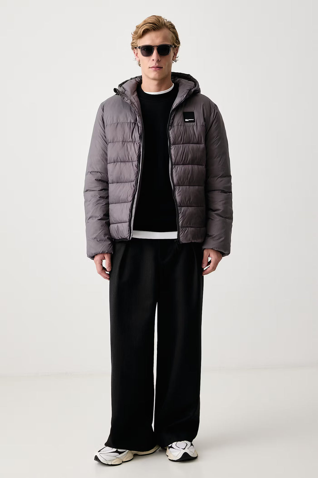 Karl Lagerfeld sudadera hombre logo Regular Fit en Negro – vista alternativa 5