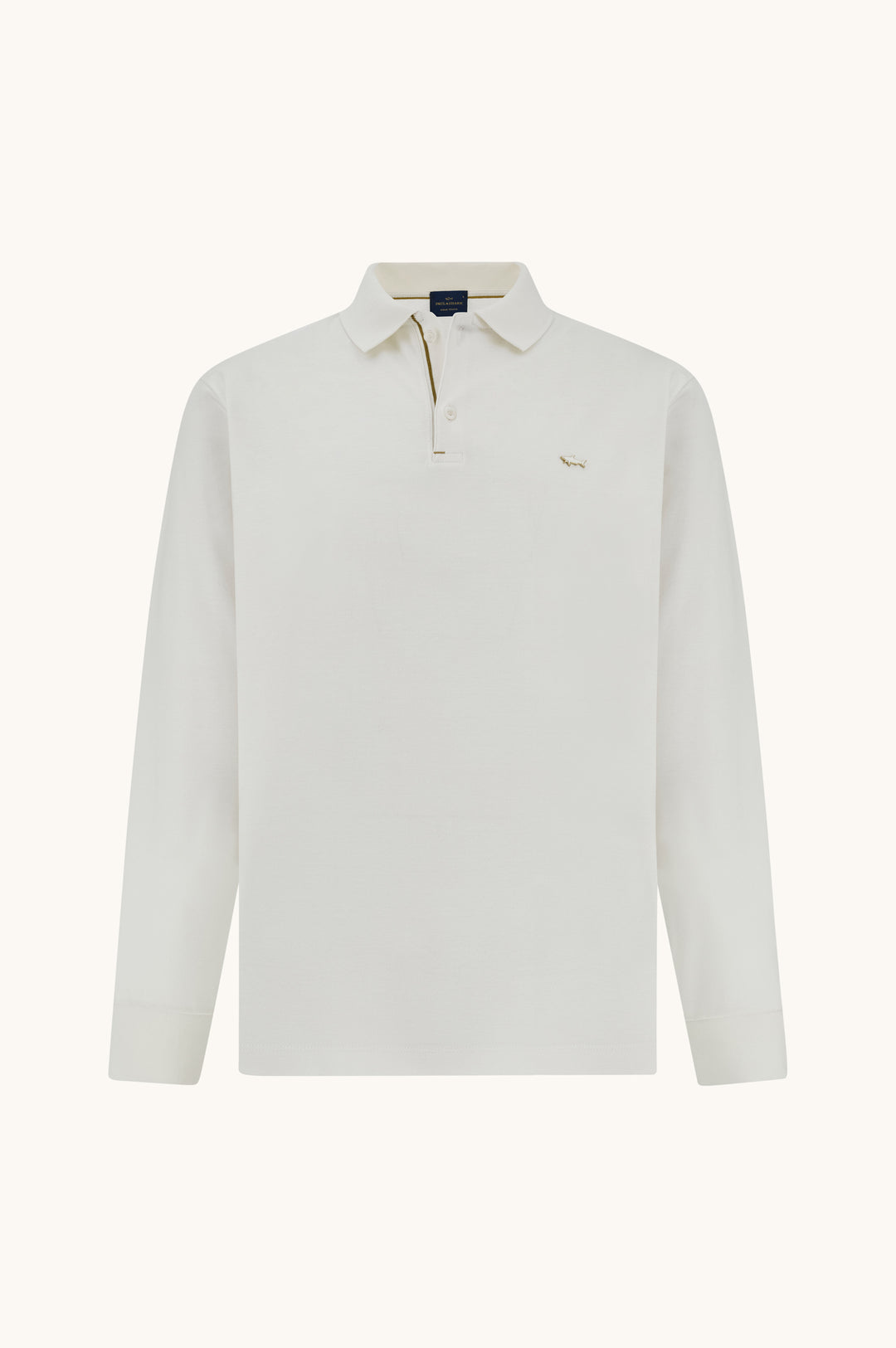 Paul &amp; Shark Aqua Touch Langarm-Polo: Creme – alternative Ansicht