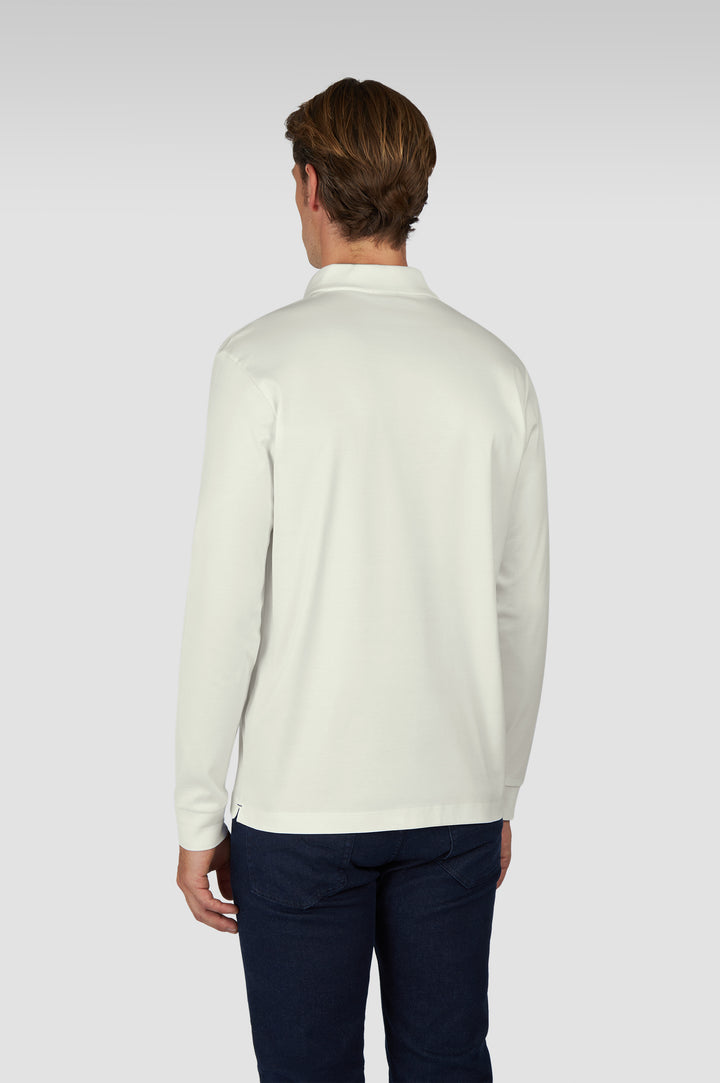 Paul &amp; Shark Aqua Touch Langarm-Polo: Creme – alternative Ansicht