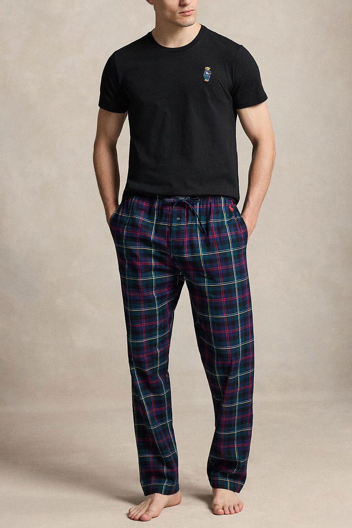 Ralph Lauren camiseta hombre Polo Bear bordada Regular Fit en Negro – vista alternativa 2