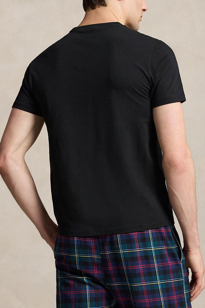 Ralph Lauren camiseta hombre Polo Bear bordada Regular Fit en Negro – vista alternativa 3