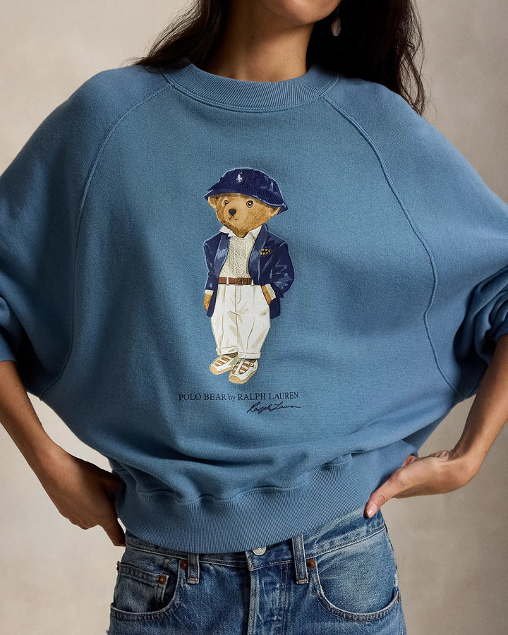 Ralph Lauren Damen Polo Bear Rundhals-Sweatshirt: Camp Blue – alternative Ansicht