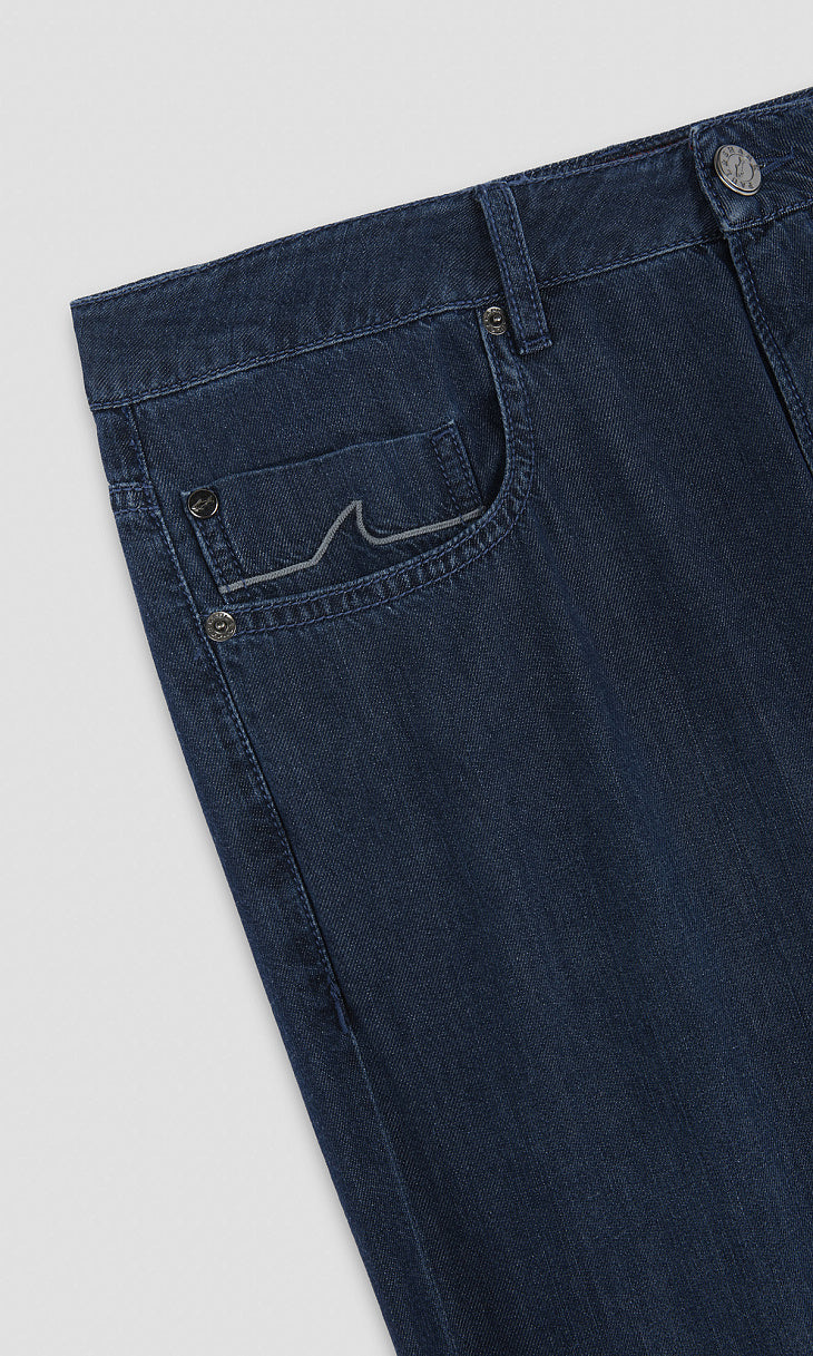 Paul &amp; Shark Vaqueros Varese en XSoft Giza Cotton | Azul – vista alternativa 3