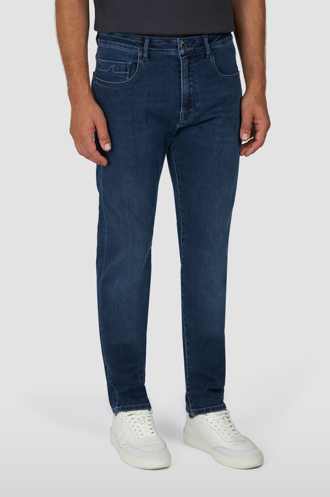 Paul & Shark Vaqueros Varese Comfort Rivet en denim stretch | Azul