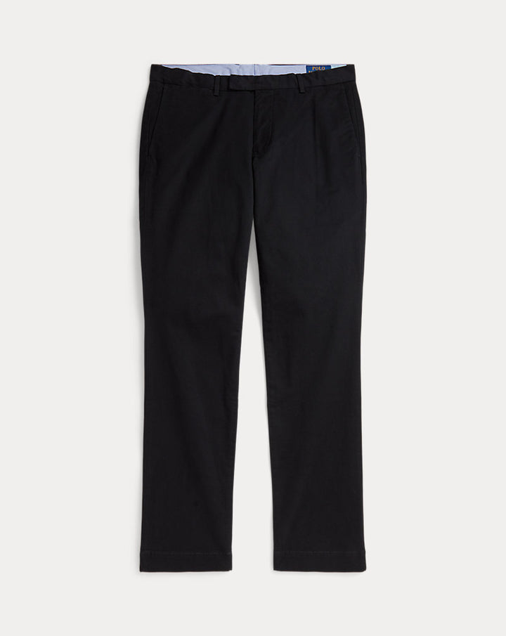Ralph Lauren Greenwich Slim Fit 弹力棉斜纹长裤 — Polo Black, 视图 1