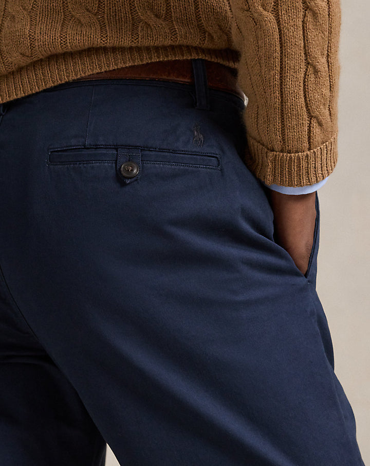 Ralph Lauren Bedford Stretch Chino Trouser in Nautical Ink, view 5