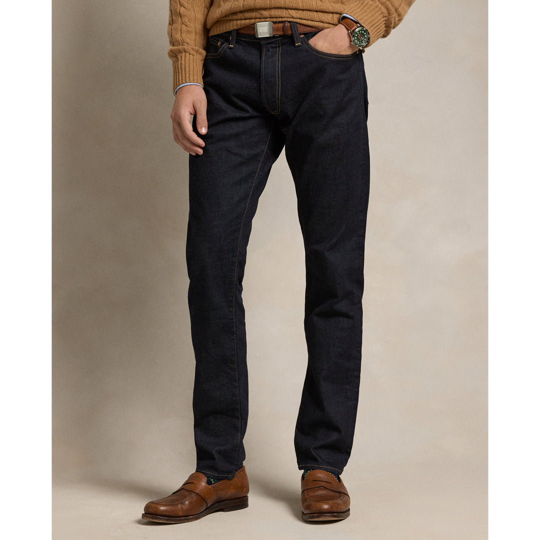 Sullivan Slim Polo Pony Stretch Jean by Ralph Lauren in Rinse Stretch, view 2