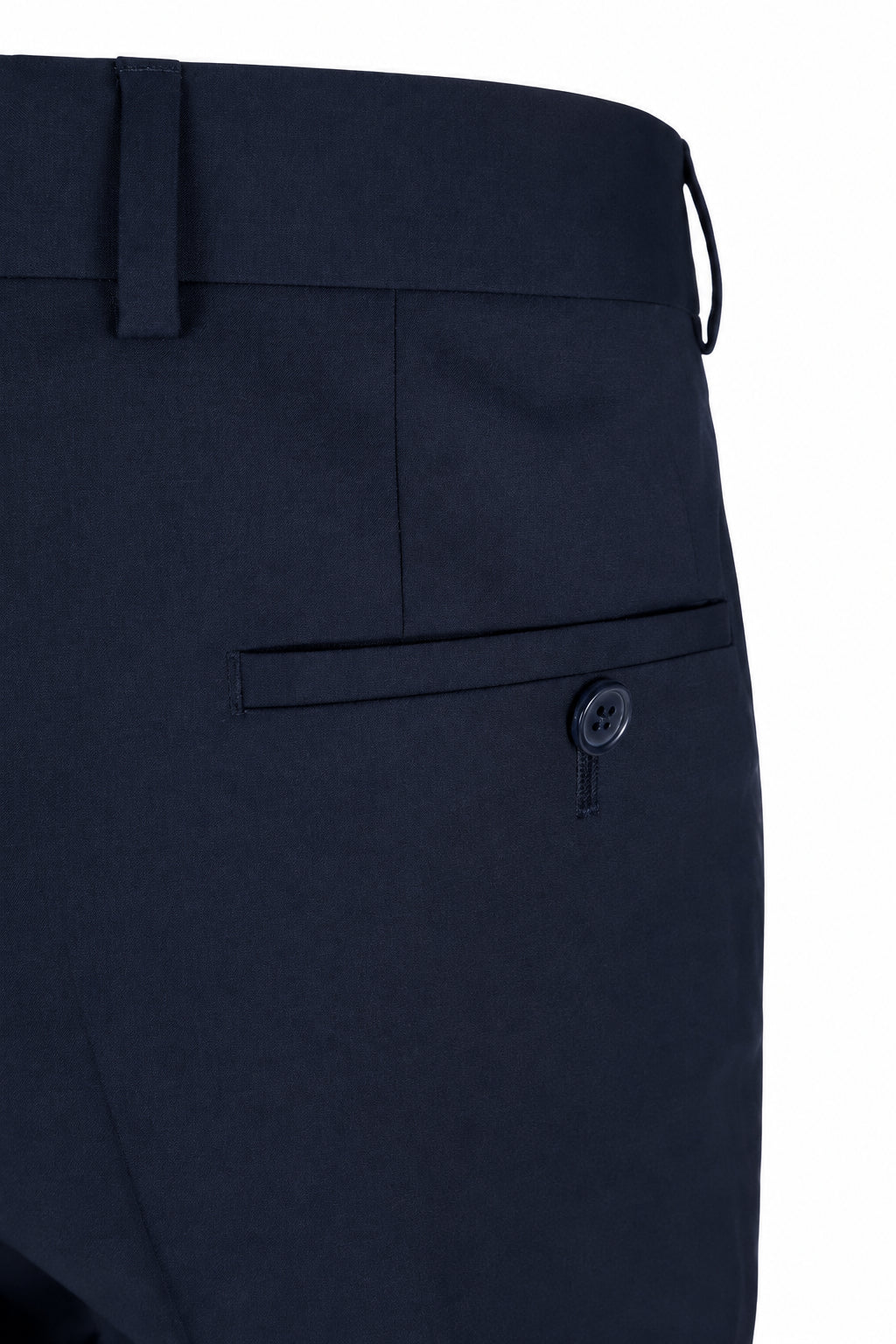 Roy Robson Pantalón de Lana Regular Fit: Negro – vista alternativa
