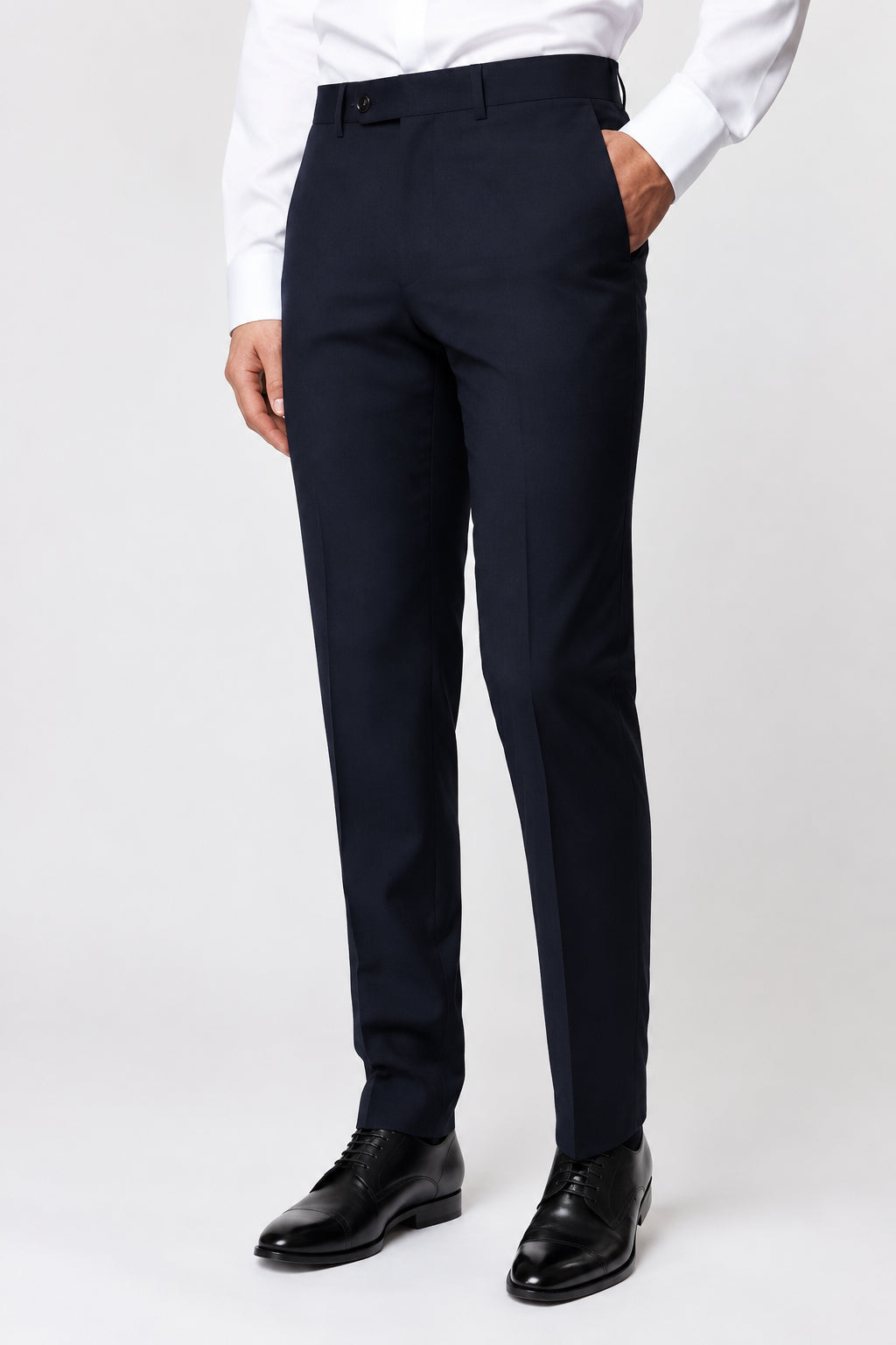 Roy Robson Pantalón de Lana Regular Fit: Negro