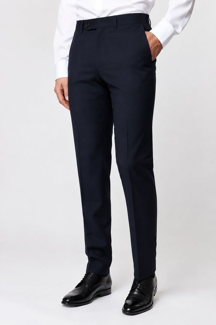 Roy Robson Pantalón de Lana Regular Fit: Negro