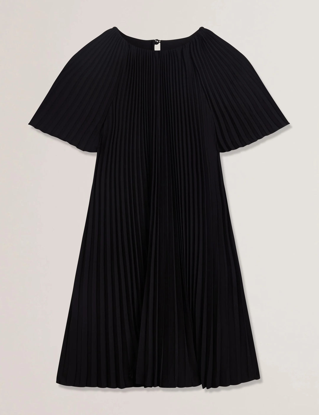 Ted Baker Convala Short Sleeve Pleated Mini Dress | Black