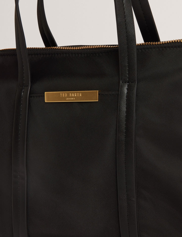 Ted Baker Nykkie Nylon Small Crossbody Tote Bag | Black