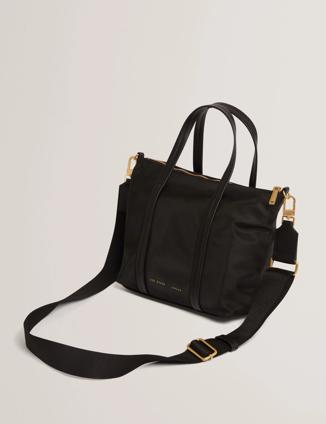 Ted Baker Nykkie Nylon Small Crossbody Tote Bag | Black