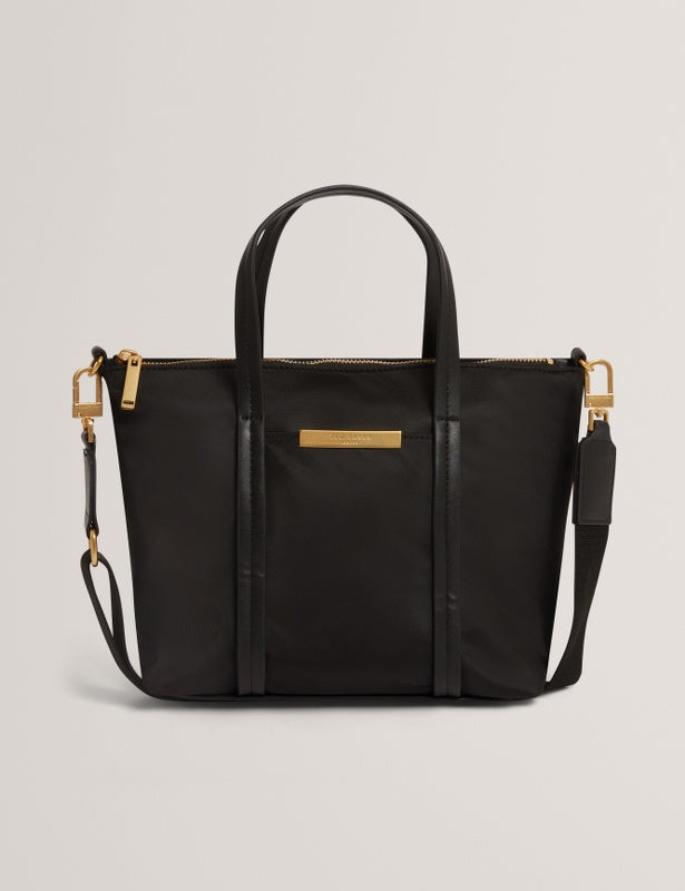 Ted Baker Nykkie Nylon Mini Crossbody Tote Bag | Black