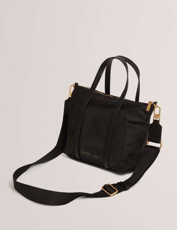 Ted Baker Nykkie Nylon Mini Crossbody Tote Bag | Black