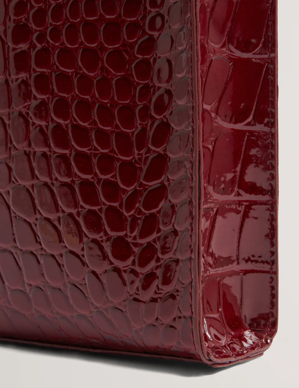 Ted Baker Wenissa Croc Effect Mini Icon Bag | Wine