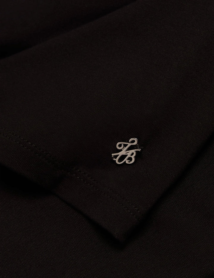 Ted Baker Soft Touch Fitted Short Sleeve T-Shirt | Black